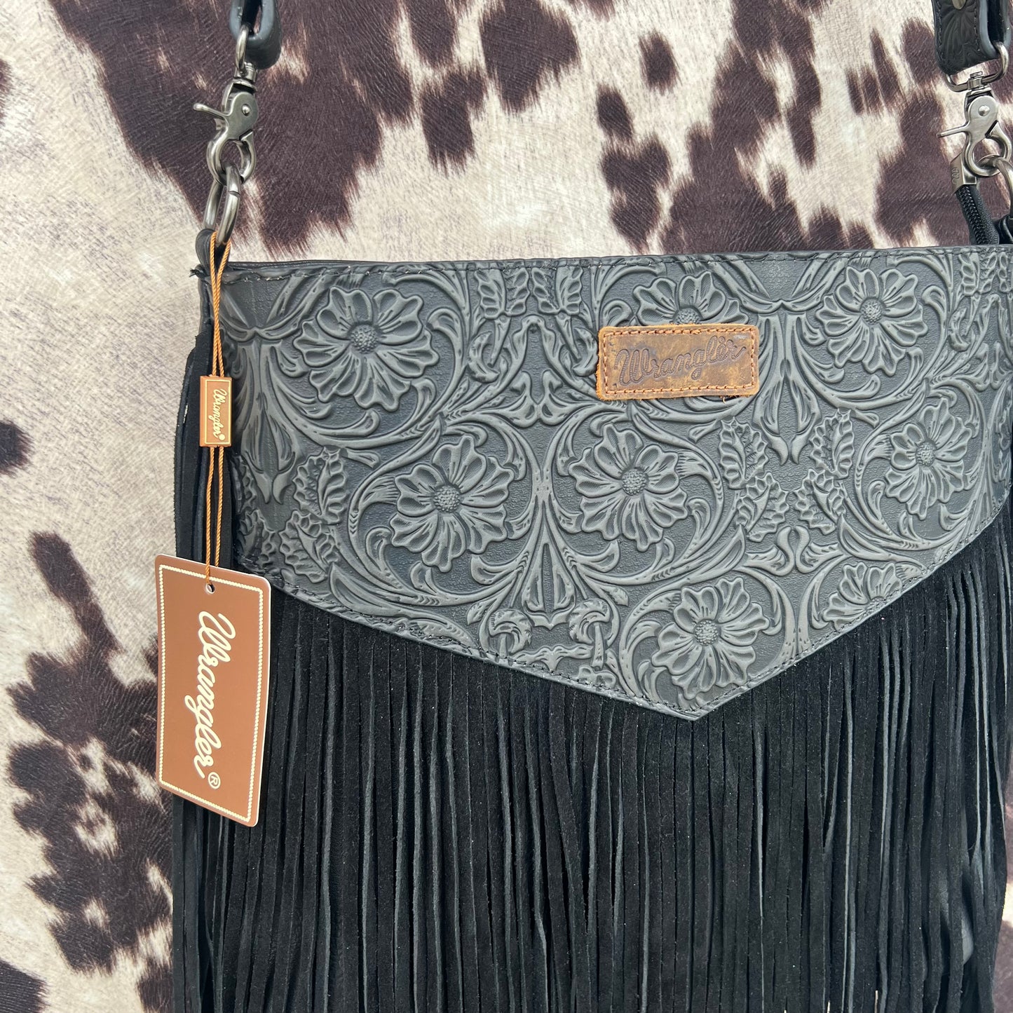 Wrangler Tooled Leather Cross Body LARGE