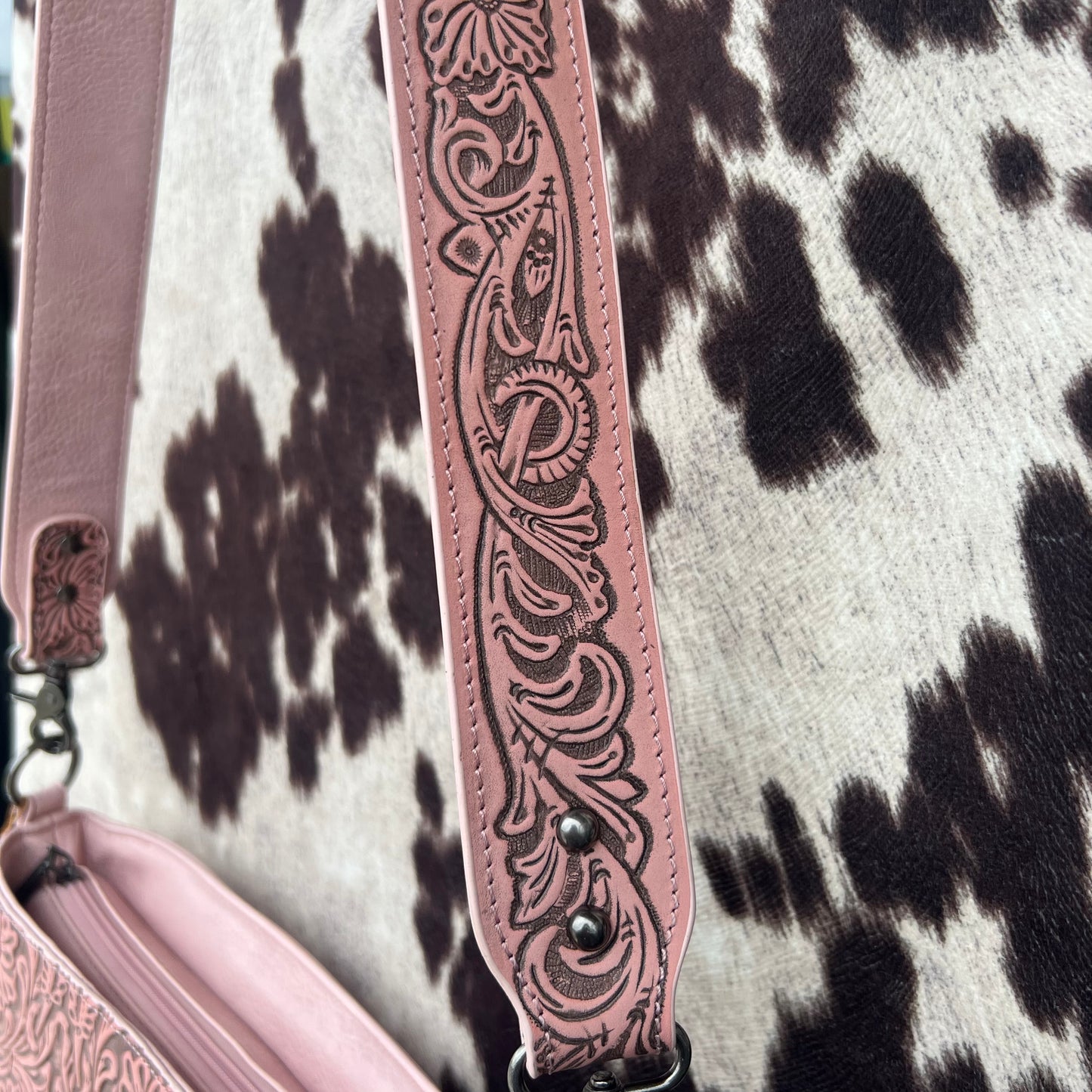 Wrangler Tooled Leather Cross Body LARGE