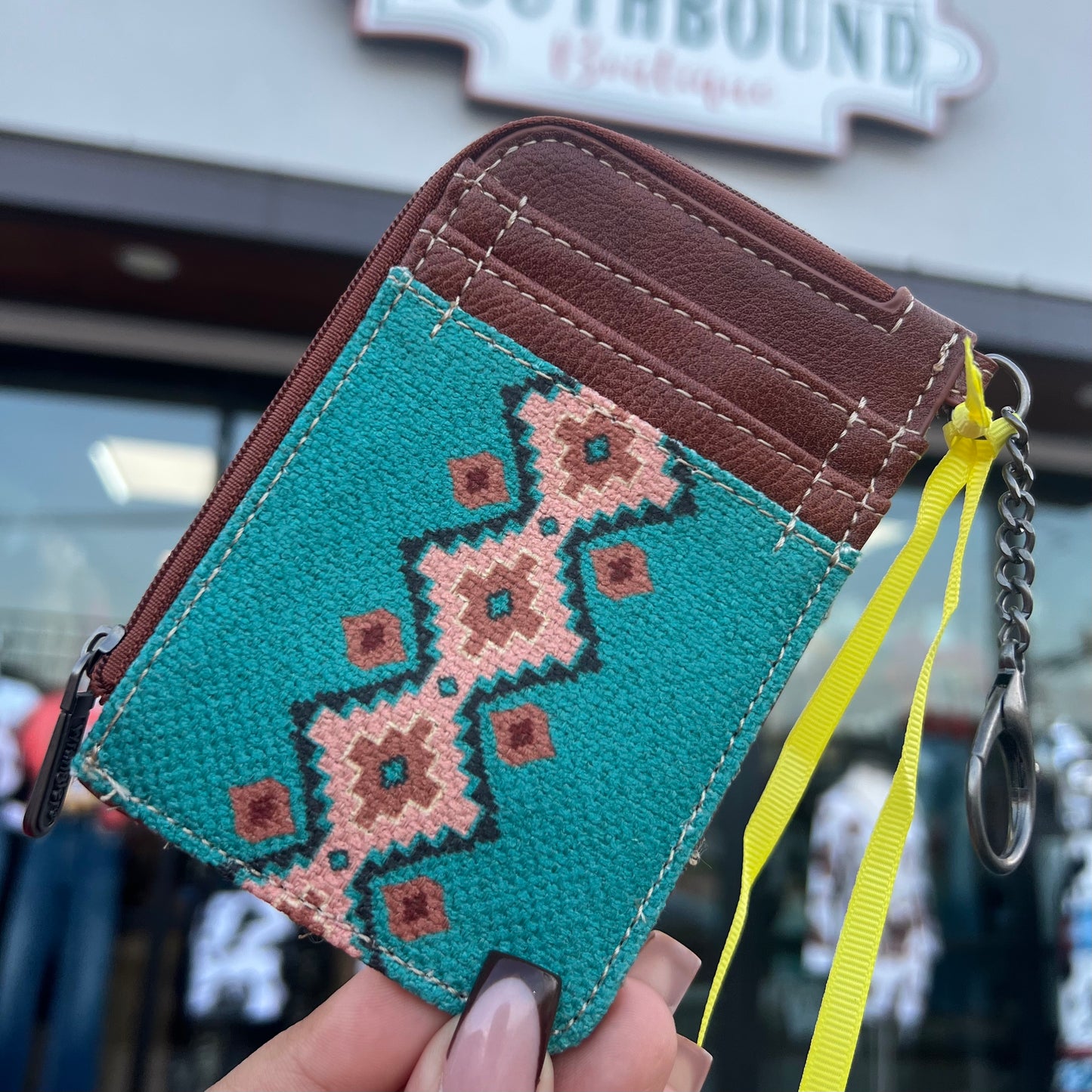 Wrangler Card Holder Wallet TURQUOISE
