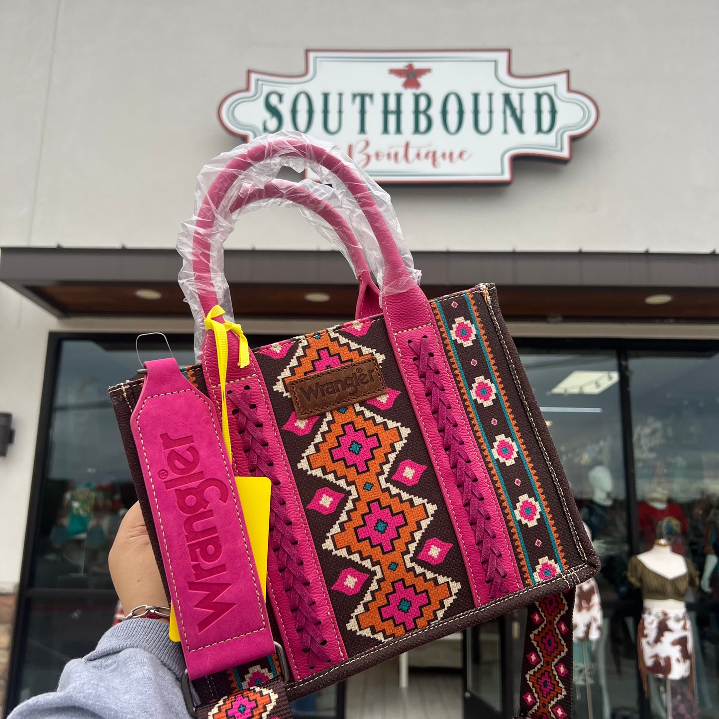PINK Wrangler Tote Bag Small