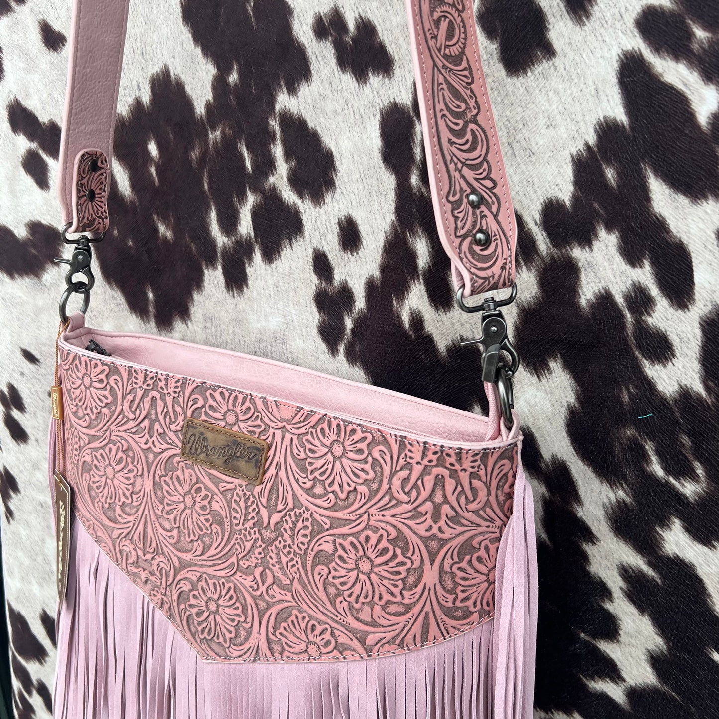 Wrangler Tooled Leather Cross Body LARGE