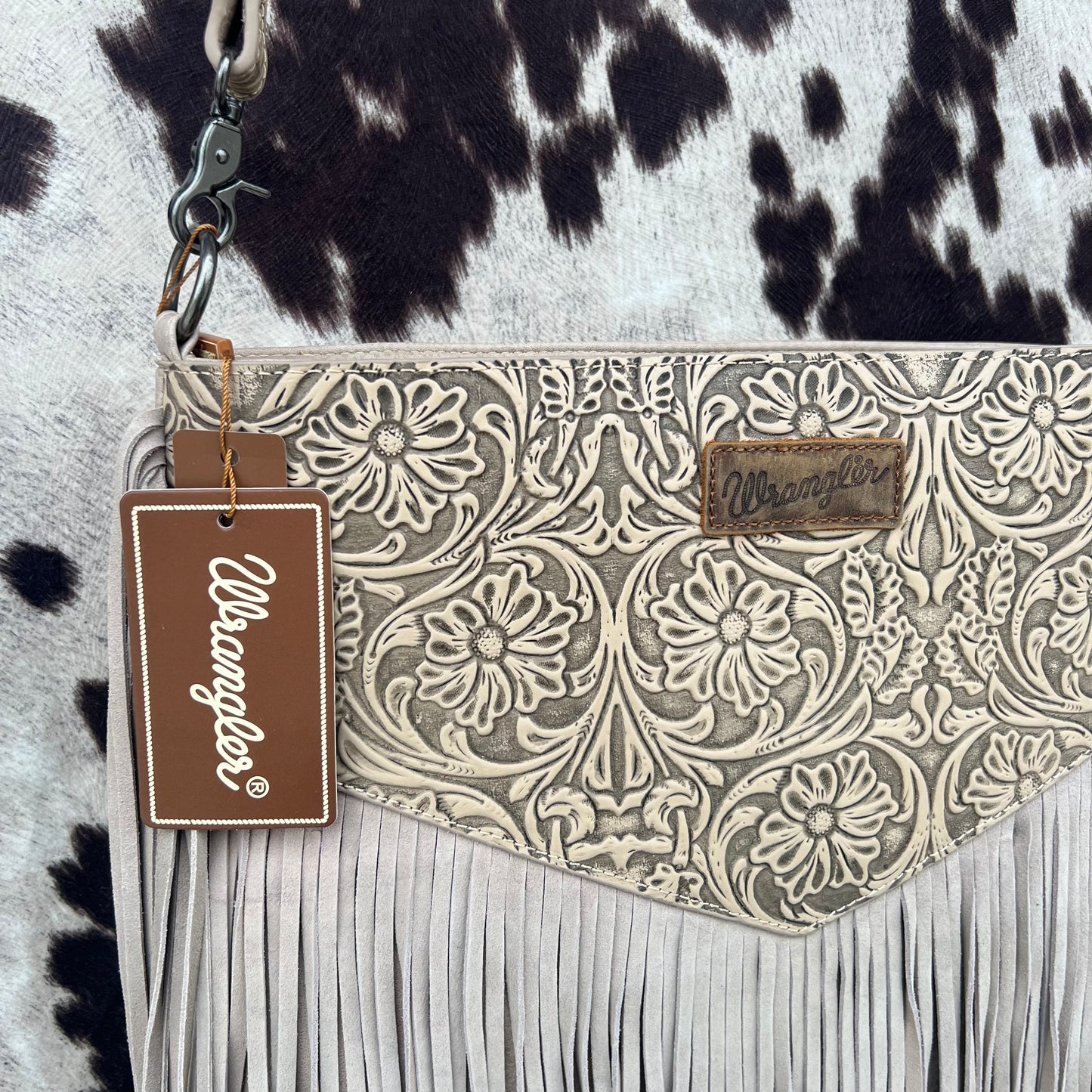 Wrangler Tooled Leather Cross Body LARGE