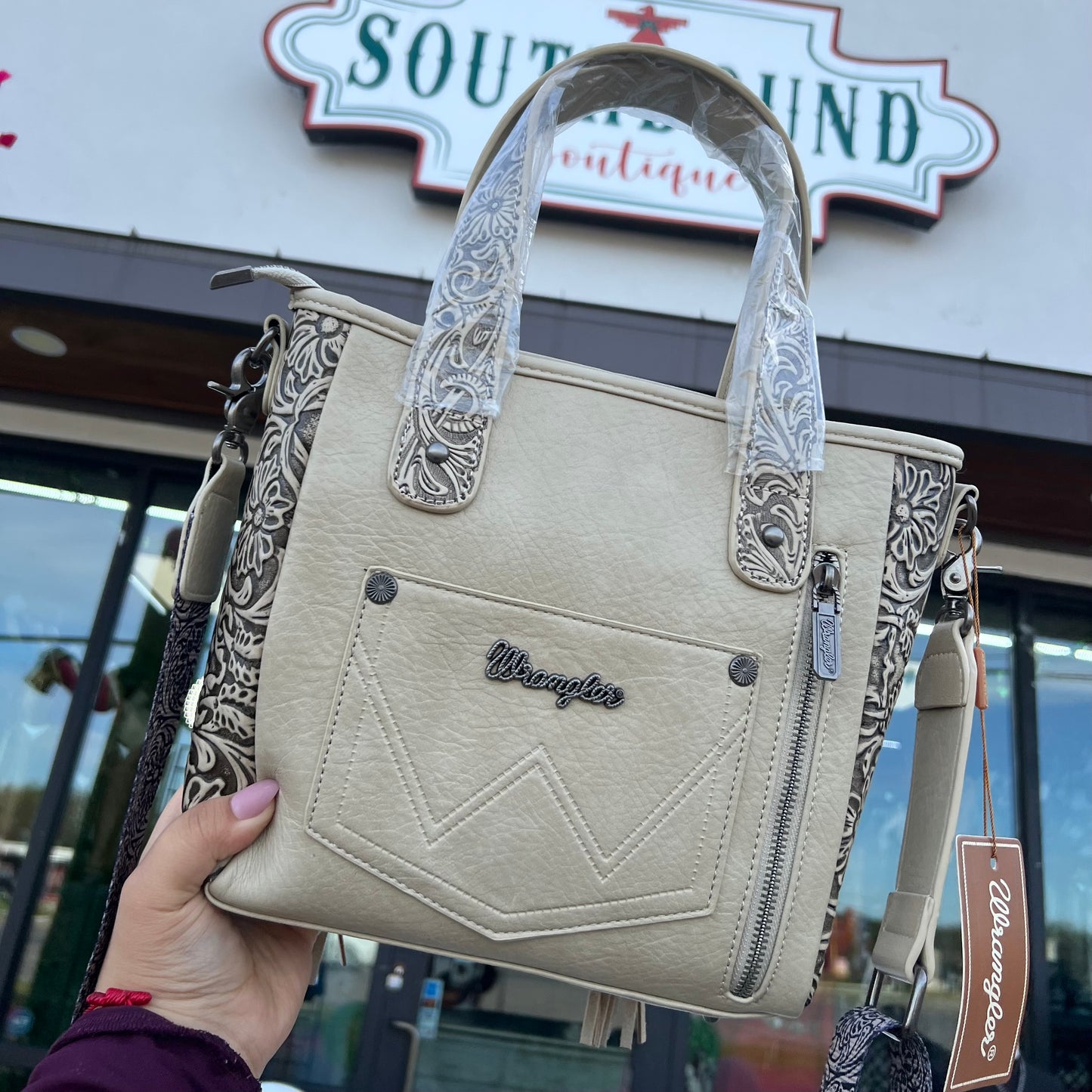 Wrangler Cowhide Tote Small