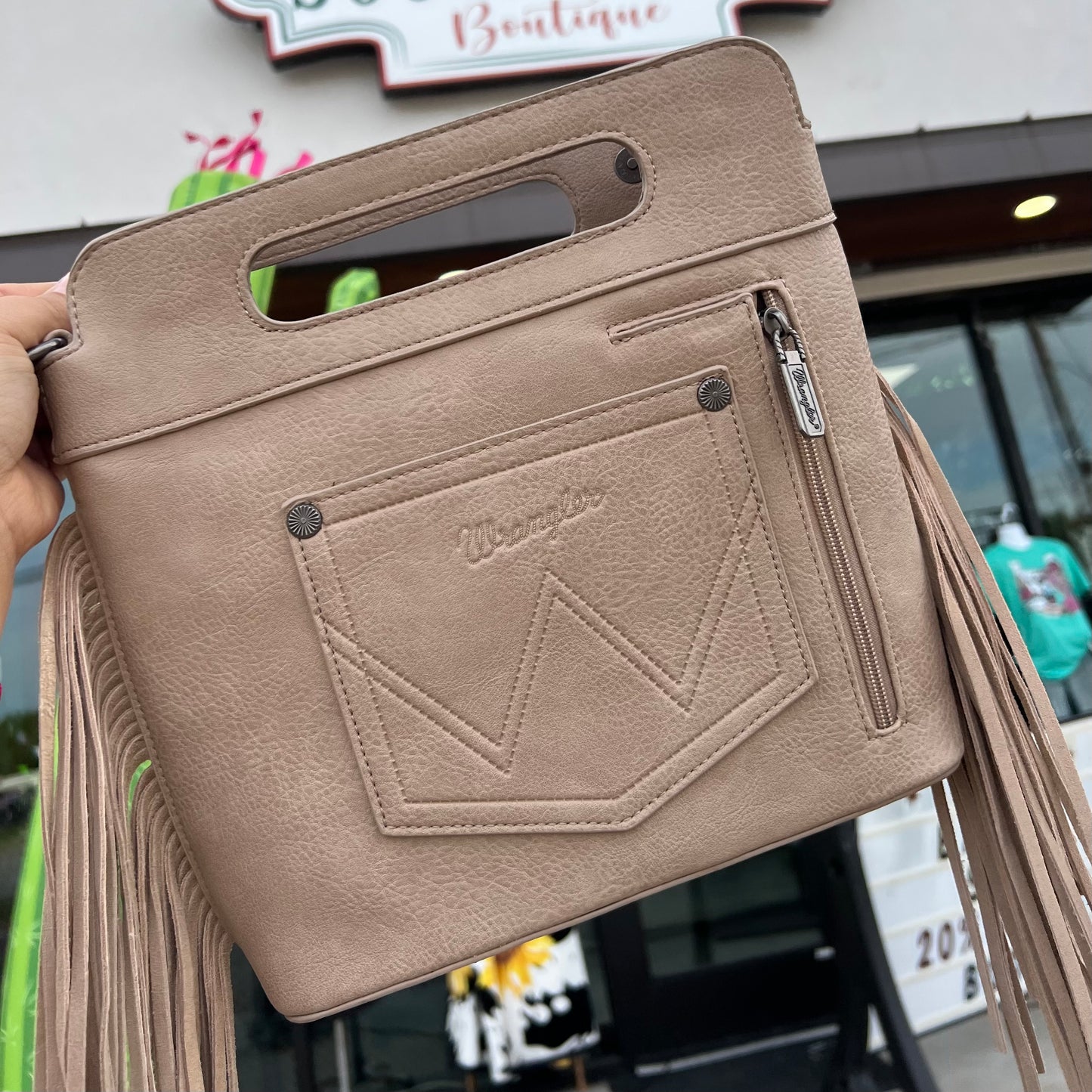 Wrangler Boot Stitch Crossbody Bag