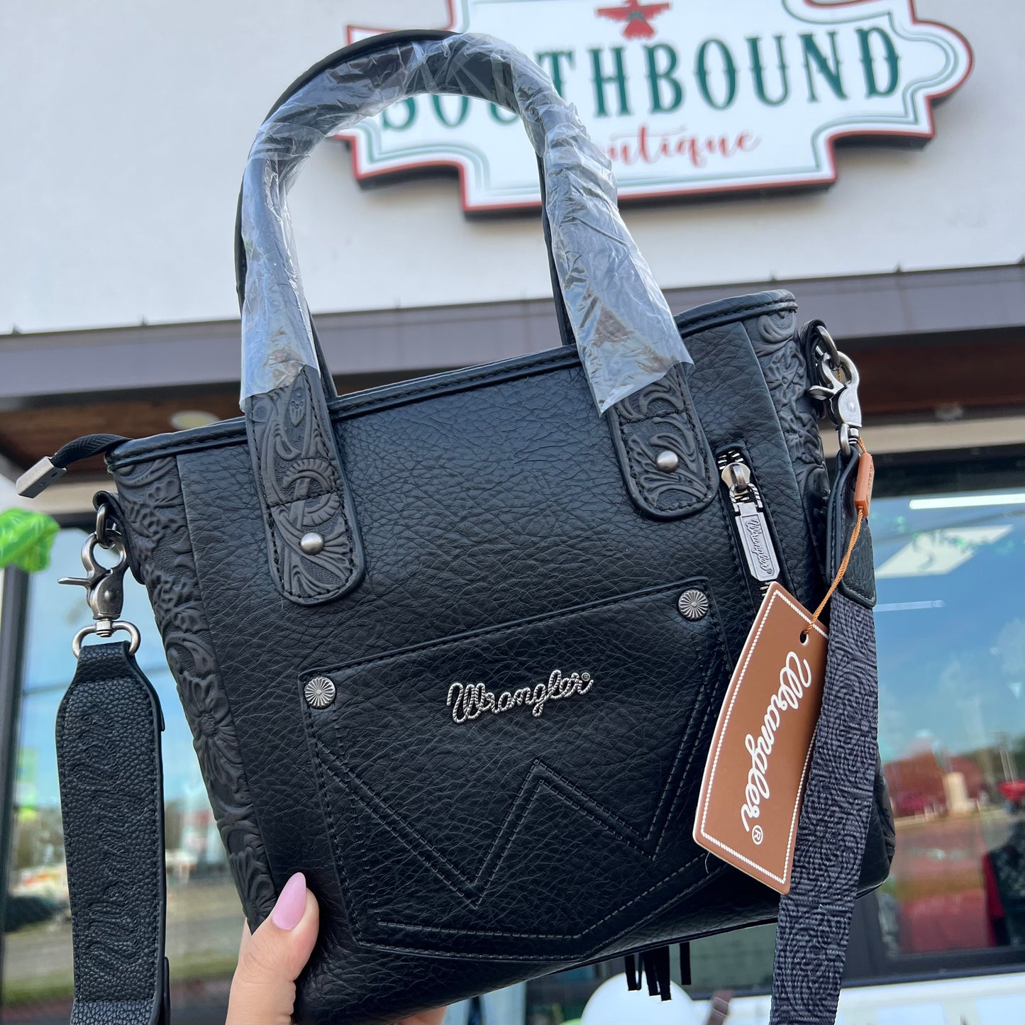 Wrangler Cowhide Tote Small