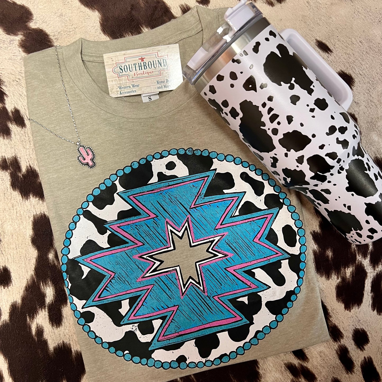 Aztec Concho Graphic Tee