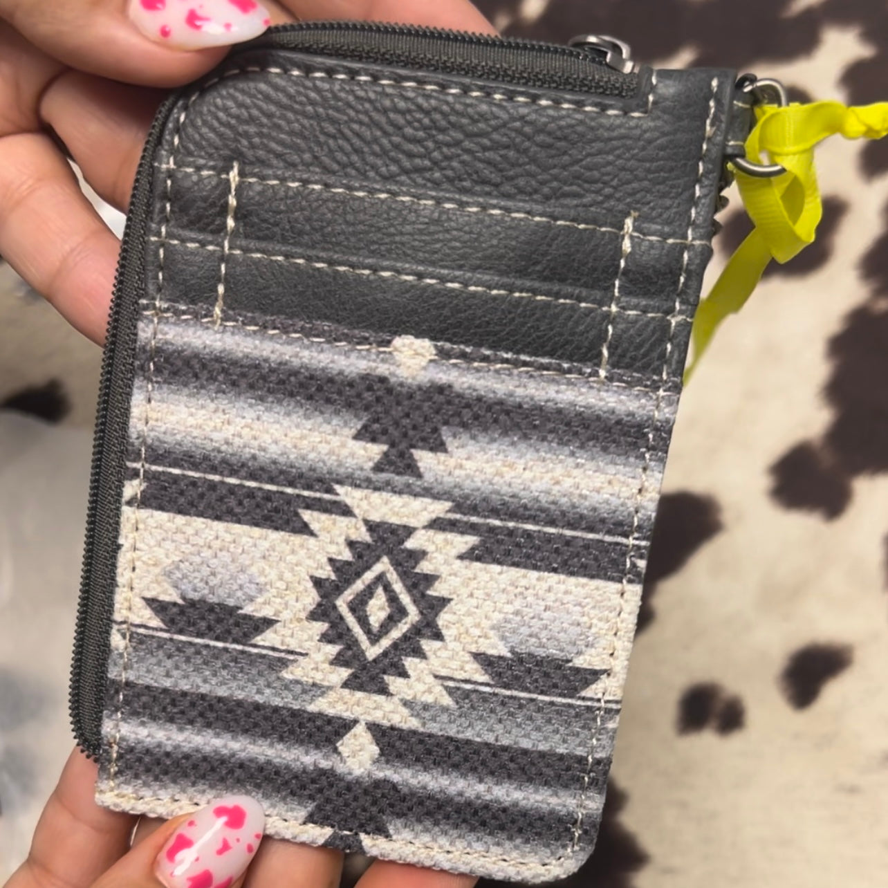 GREY Wrangler Card Holder