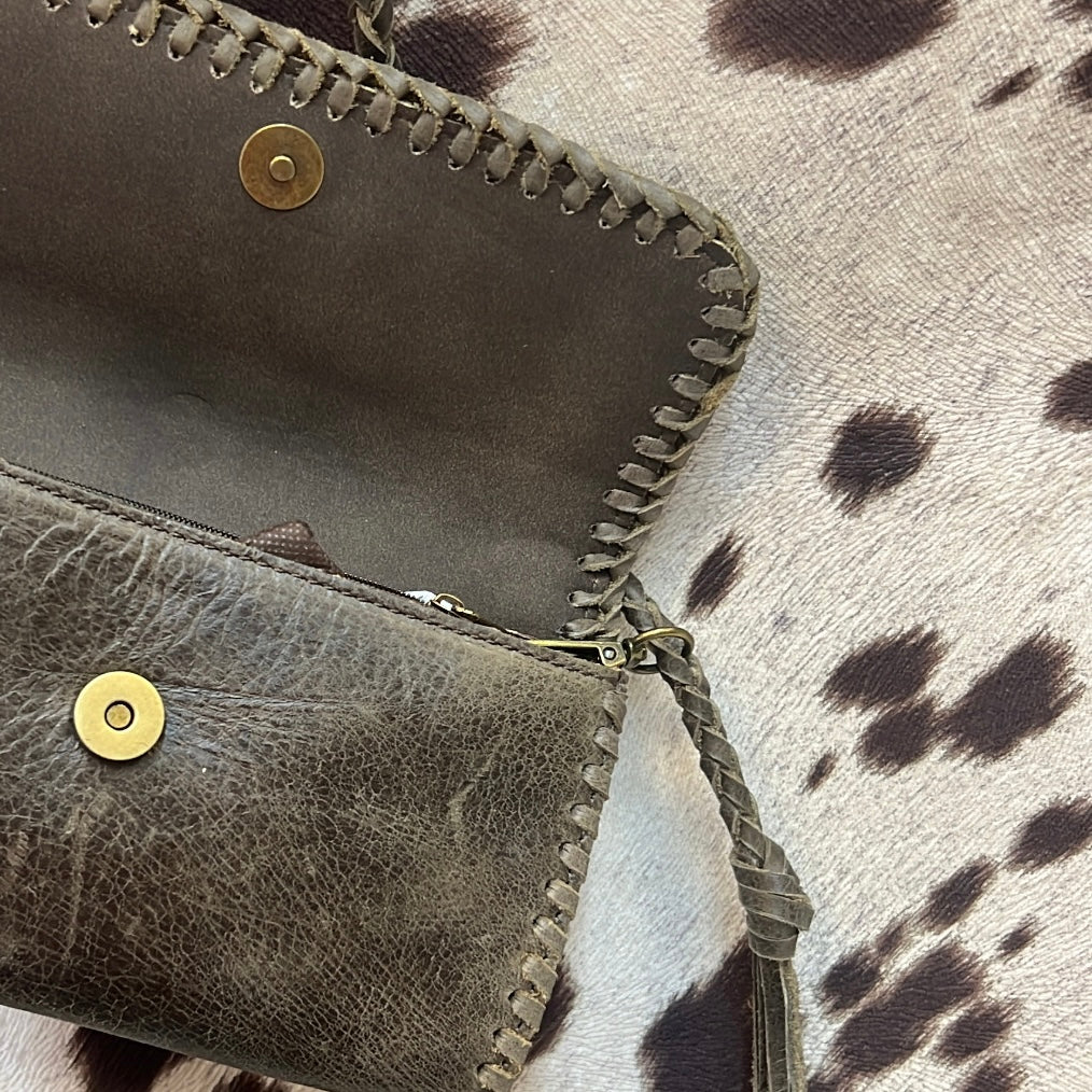 Wrangler Leather & Cowhide Bag