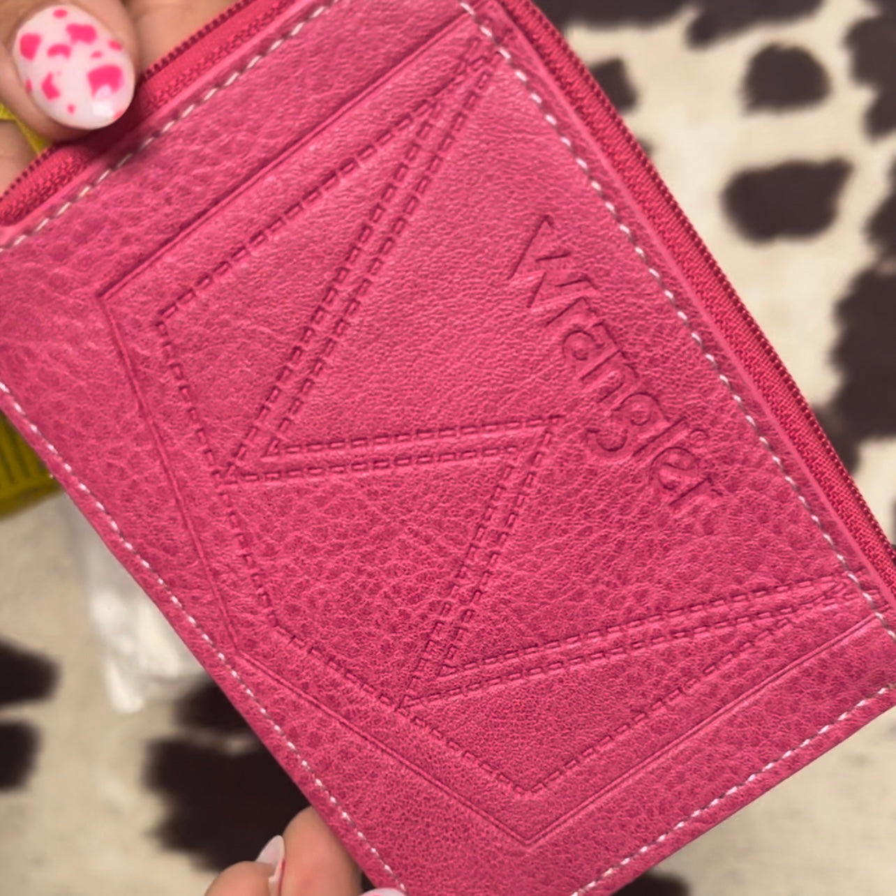 PINK Wrangler Card Holder