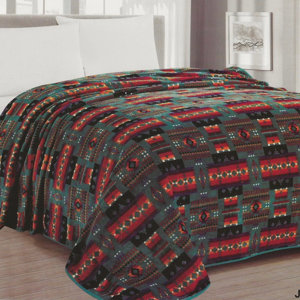 Christy’s Aztec King Size Blanket