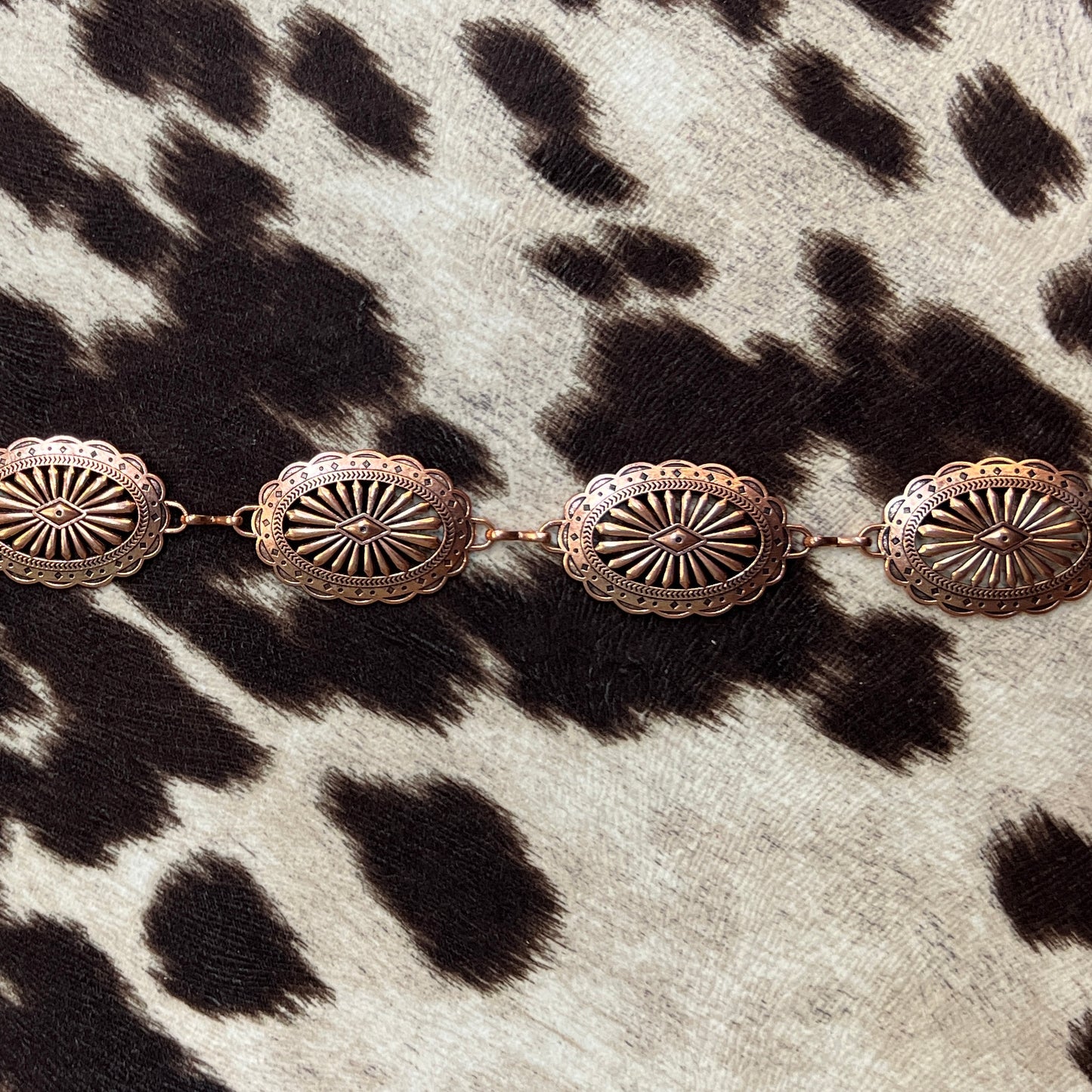 Bronze Concho Belt