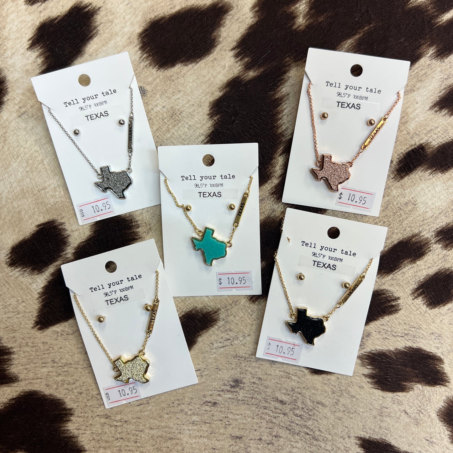 Texas Shape Necklace