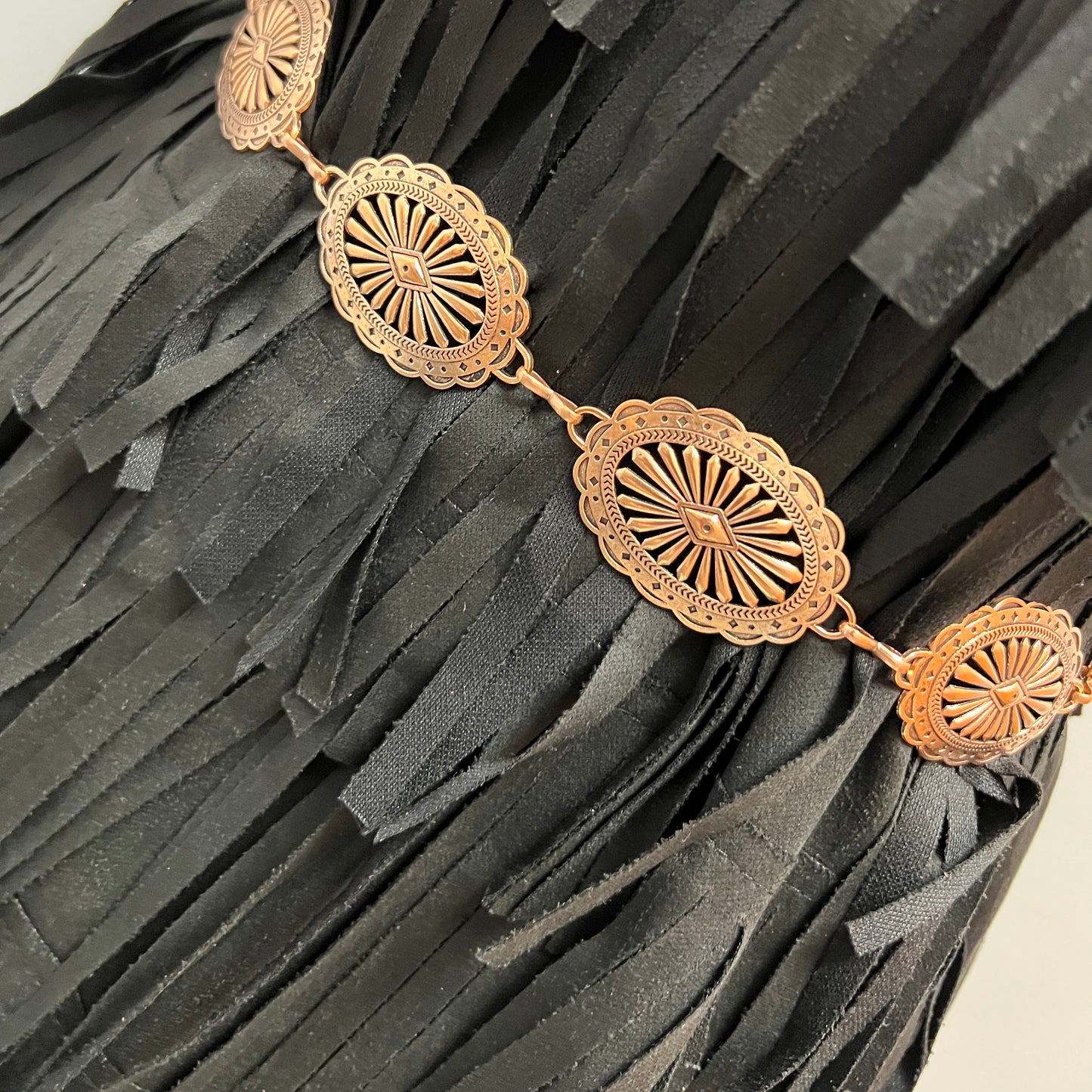 Jennifer’s Black Fringe Dress
