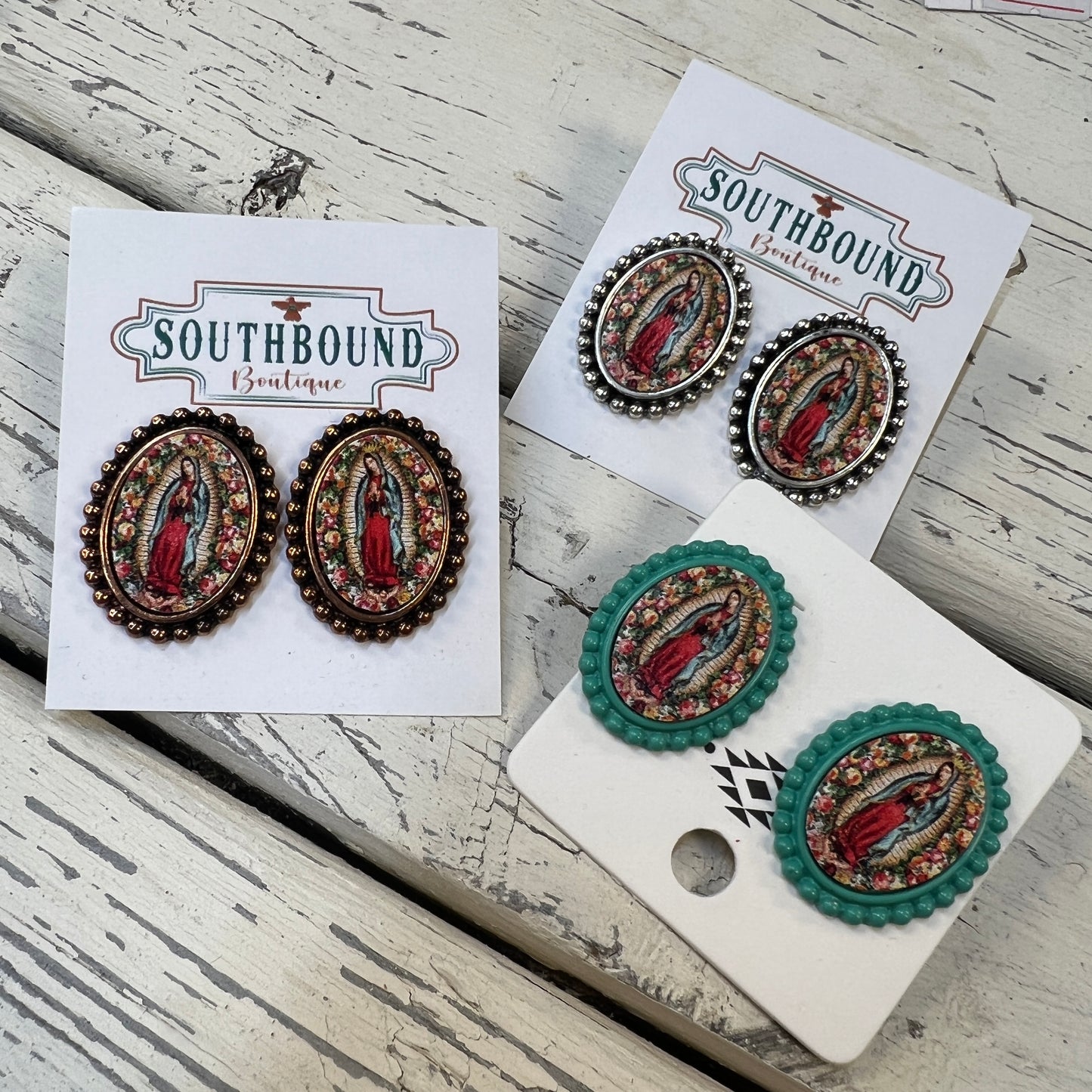 Virgencita Stud Earrings