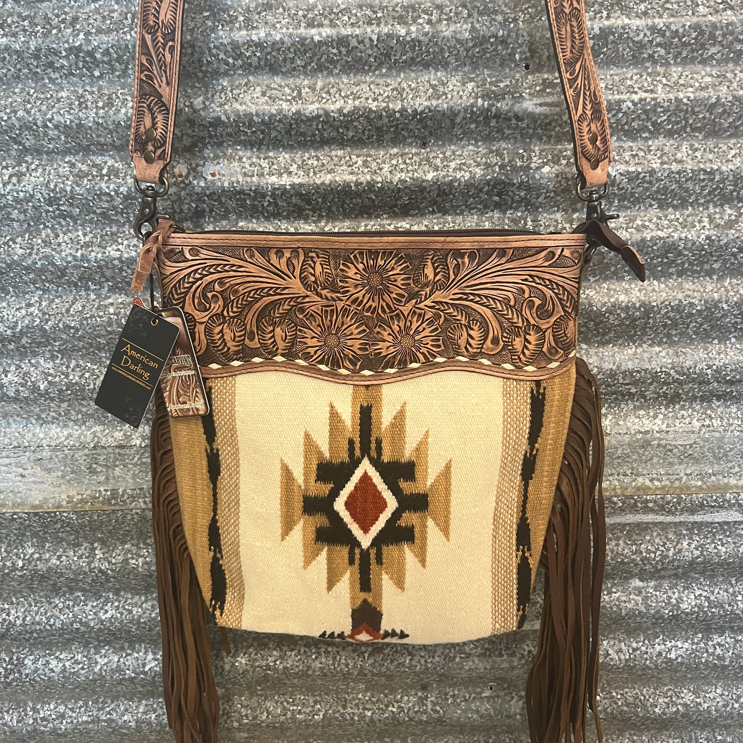 Laura’s Large American Darling Fringe Saddle Bag