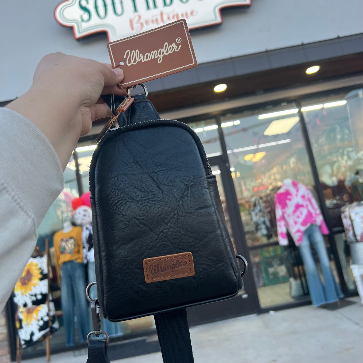 Wrangler Sling Bag Black