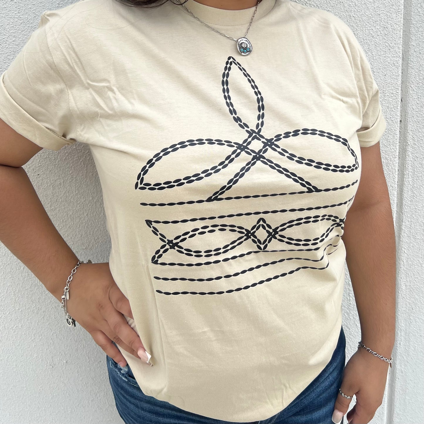 Boot Stitch Graphic tee