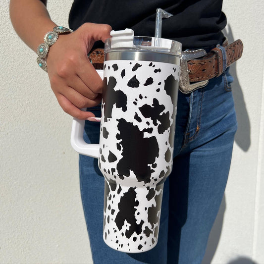 Cowprint 40oz Tumbler