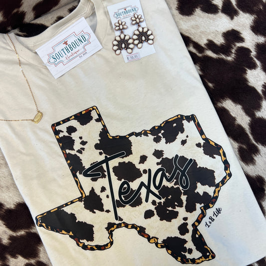 Cowhide Texas Graphic Tee