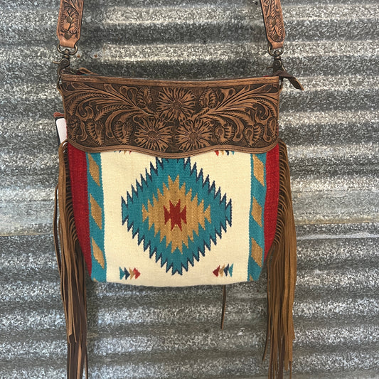 Lexi’s Large American Darling Fringe Saddle Bag