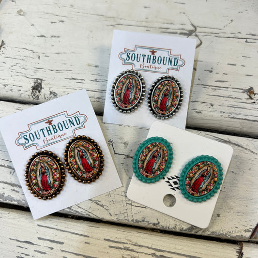 Virgencita Stud Earrings