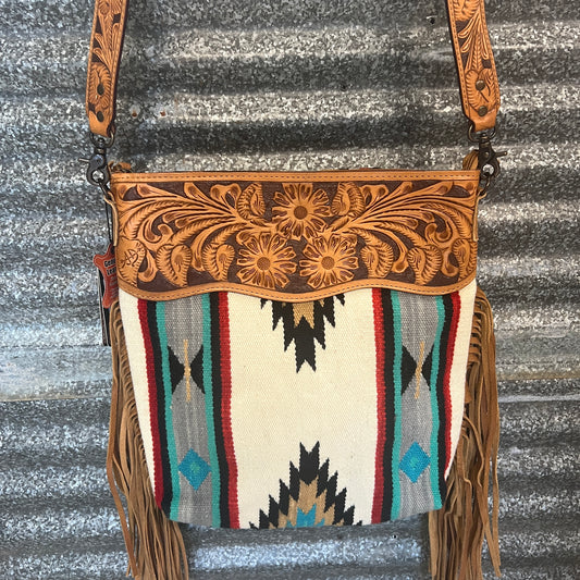 Cierra’s Large American Darling Fringe Saddle Bag