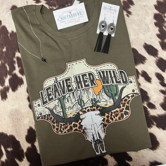 Leave Her Wild Graphic Tee