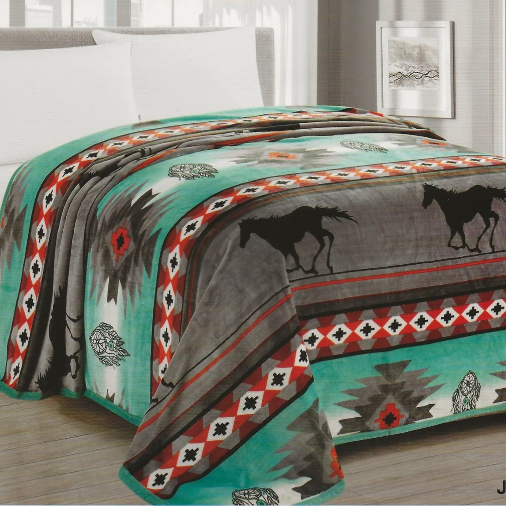 Mallory’s Western King Size Blanket