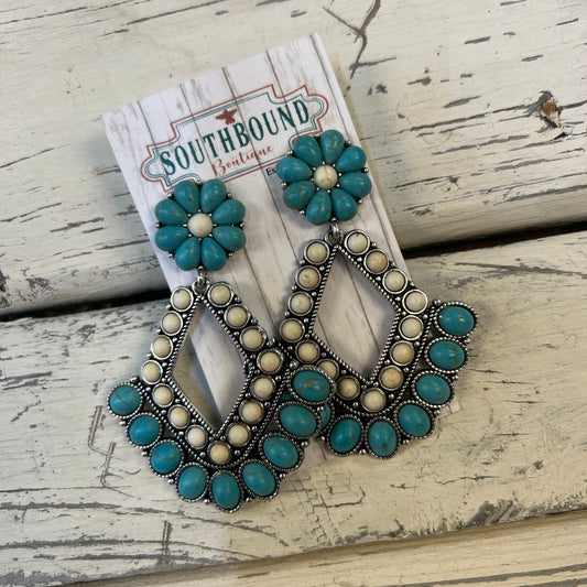 Kylie’s Western Turquoise Earrings