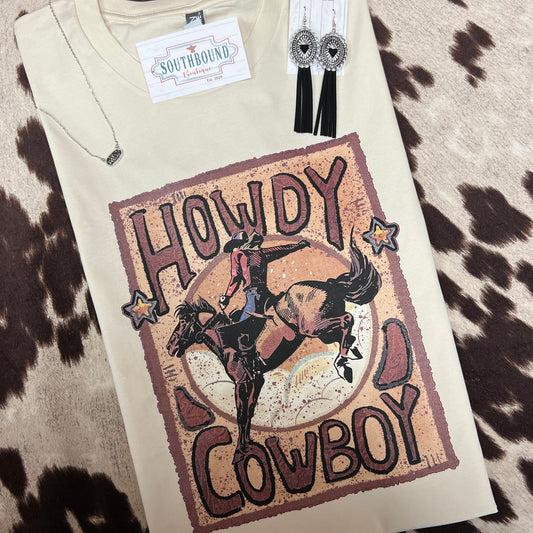 Howdy Cowboy Graphic Tee